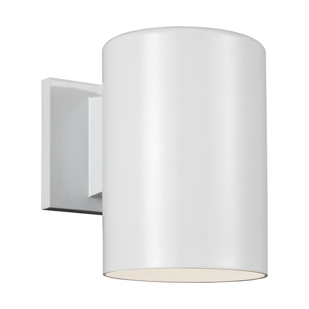 Outdoor Cylinders Small LED Wall Lantern