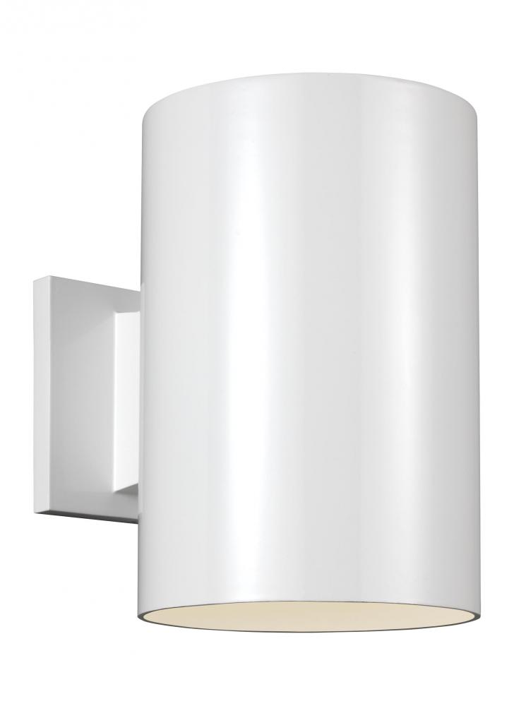 Outdoor Cylinders transitional 1-light outdoor exterior large Dark Sky compliant wall lantern sconce