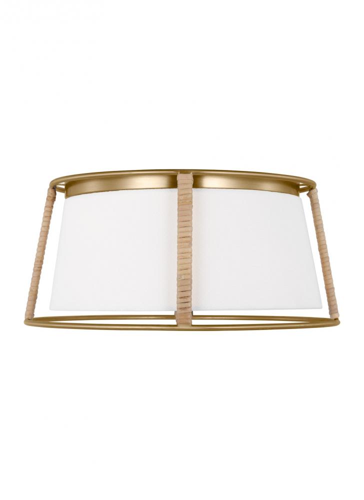 Cortes Transitional 2-Light Indoor Dimmable Medium Flush Mount Ceiling Light