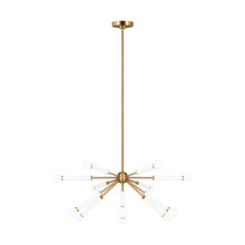 Visual Comfort & Co. Studio Collection KSC10612BBSGW - Monroe Down Chandelier