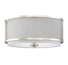 Savoy House Meridian M60018PN - 3-Light Ceiling Light in Polished Nickel