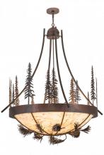 Meyda White 152868 - 50"W Tall Pines Inverted Pendant